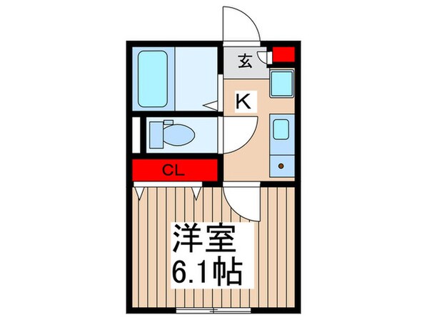 フェリオ春日部の物件間取画像